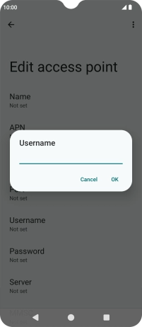 Key in wap and press OK. Key in wap and press OK.
