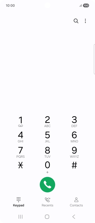 Press Keypad.