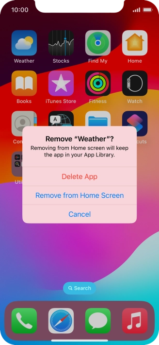 Press Delete App. Press Delete App.
