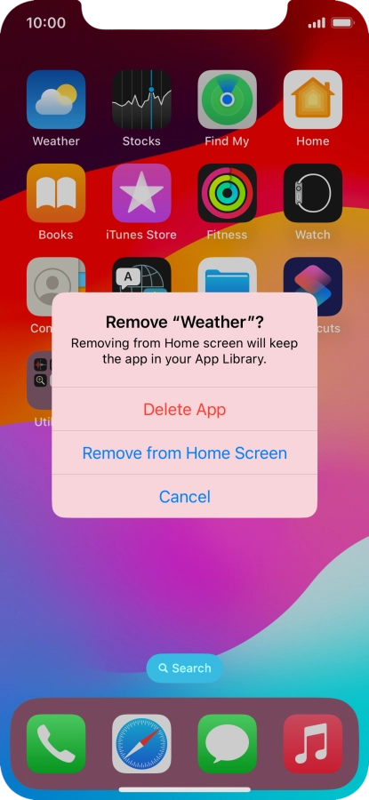 Press Delete App. Press Delete App.