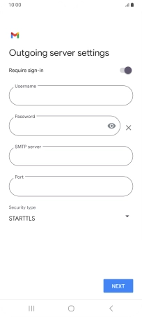 Press the indicator next to Press the indicator next to