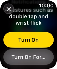 Press Turn On.