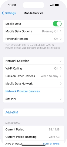 Press Add eSIM.