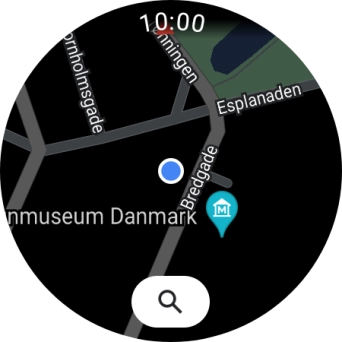 Press the search icon. Press the search icon.