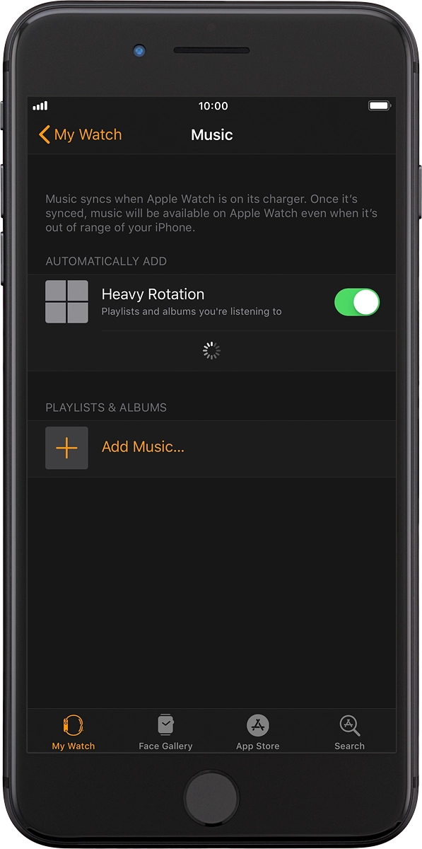 On your phone: Press the indicator next to 