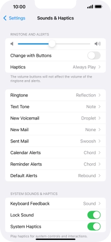 Press Ringtone.