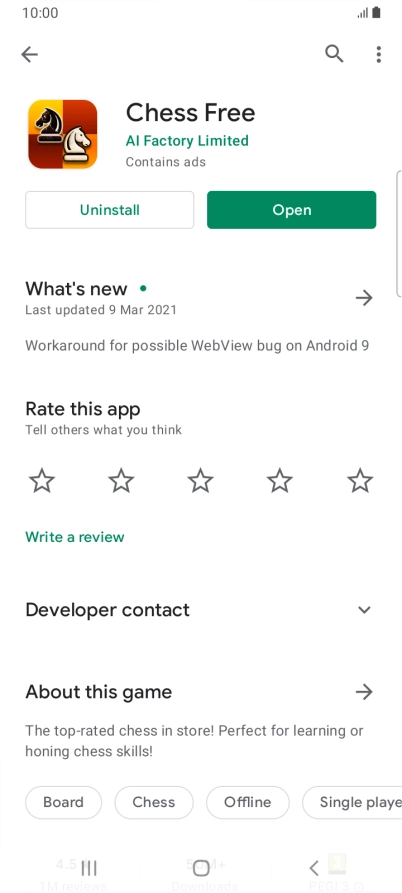 Press Uninstall. Press Uninstall.