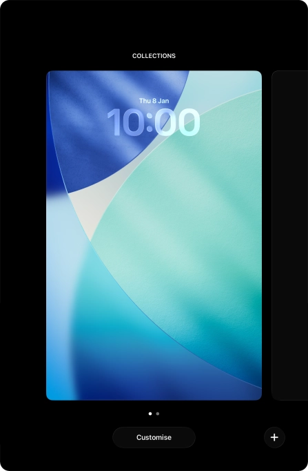 Press the add icon.