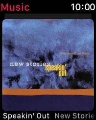 Slide your finger downwards starting from the top of the screen to see the menu.