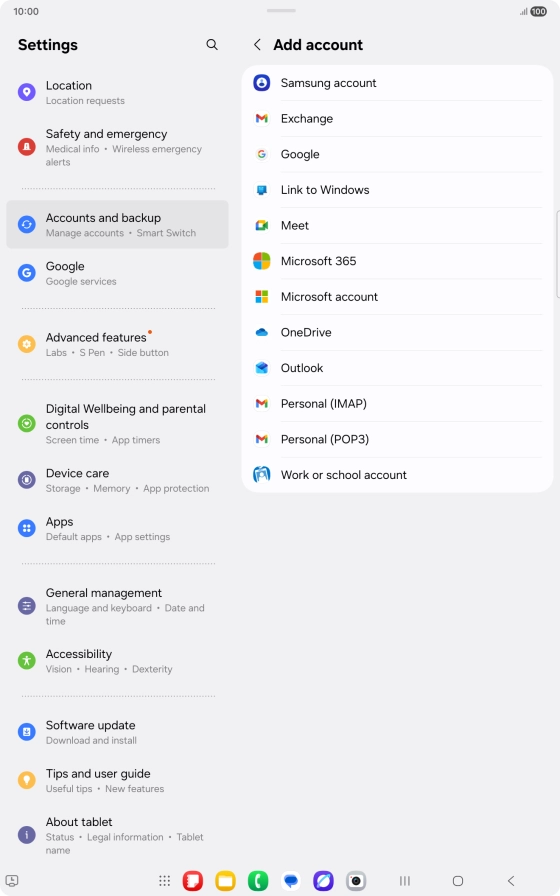 Press Google.