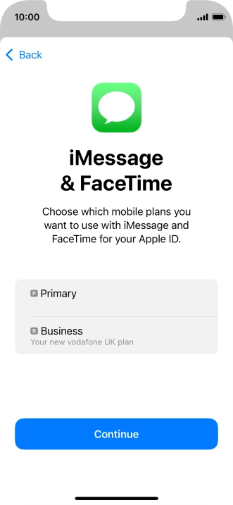 Press the required price plan. Press the required price plan.