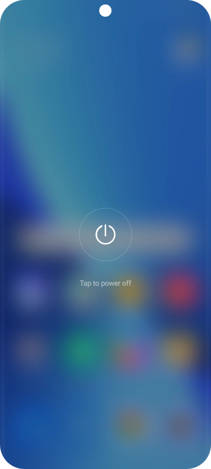 Press Tap to power off. Press Tap to power off.