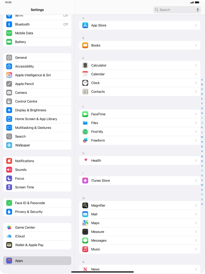 Press App Store.