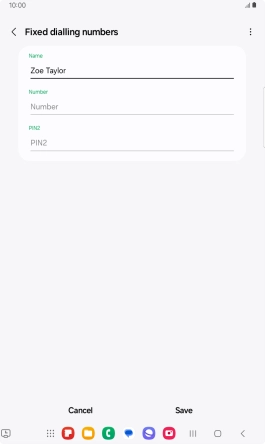 Press Number and key in the required phone number.