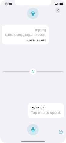 Press the end icon to end two-way view. Press the end icon to end two-way view.