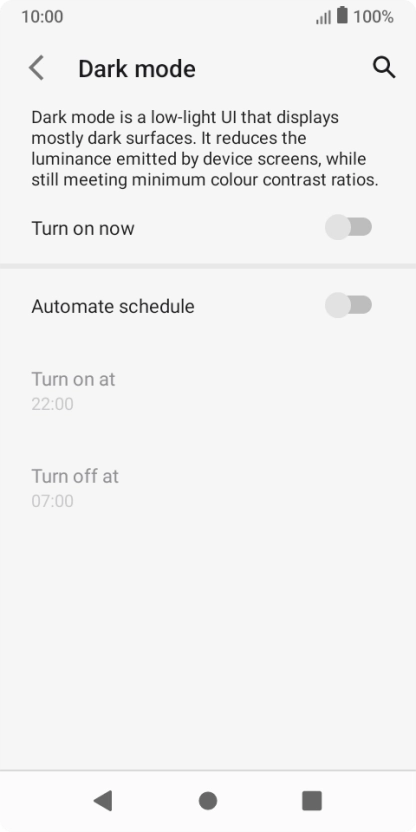 Press the indicator next to Press the indicator next to