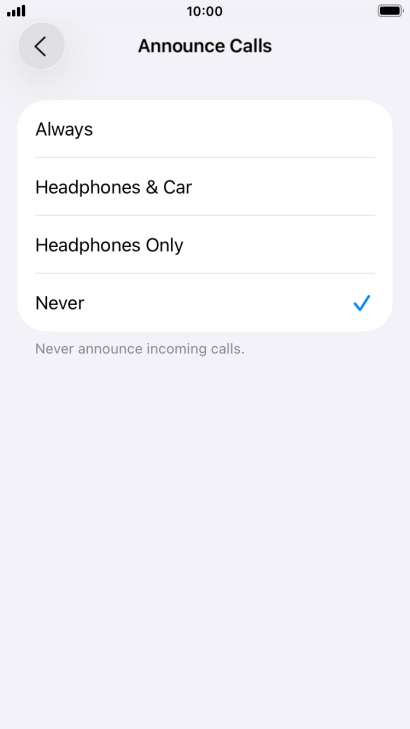 Press Always to turn on the function when silent mode is turned off.