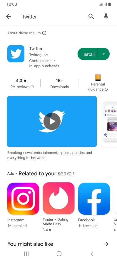 Press Twitter.
