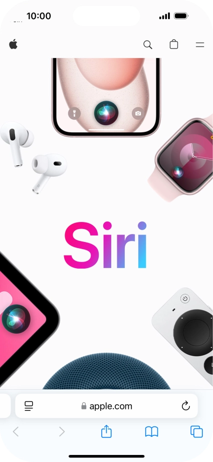 Slide your finger upwards starting from the bottom of the screen to return to the home screen.