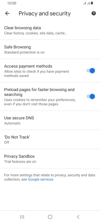 Press Clear browsing data. Press Clear browsing data.