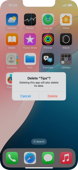 Press Delete.