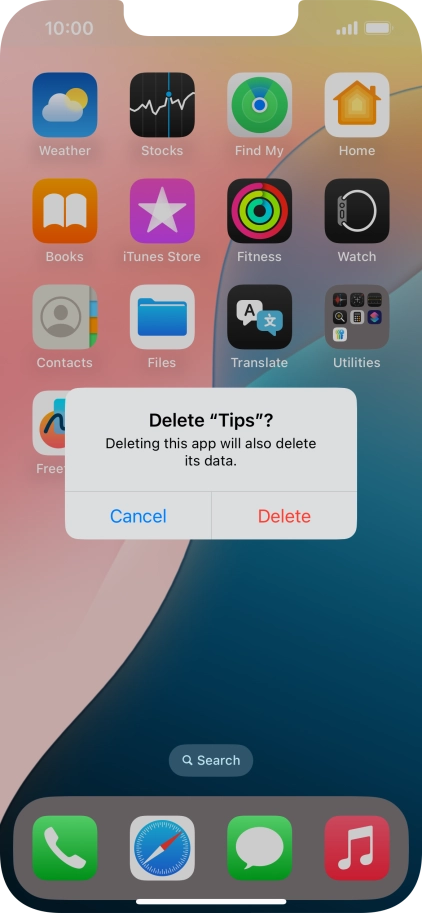 Press Delete.