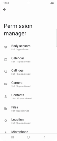 Press the required category. Press the required category.