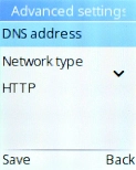 Select Network type. Select Network type.