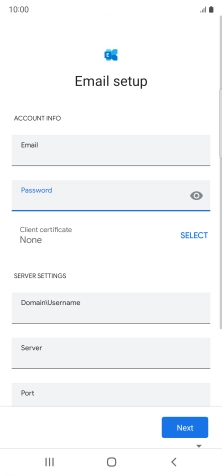 To turn on the function, press SELECT and follow the instructions on the screen to install the required certificate.