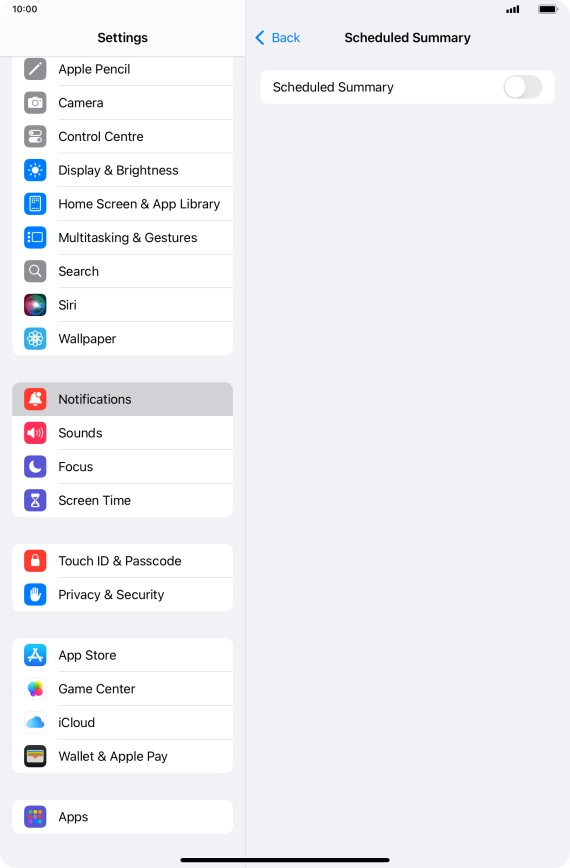 Press the indicator next to Press the indicator next to