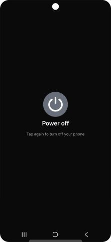 Press Power off. Press Power off.