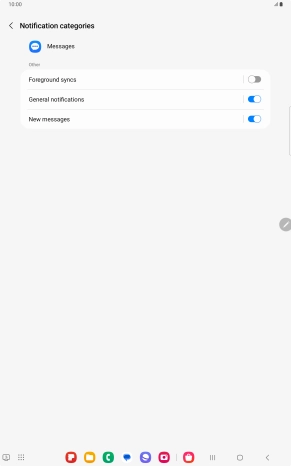 Press New messages.