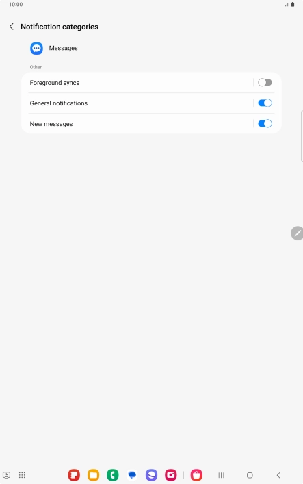 Press New messages.