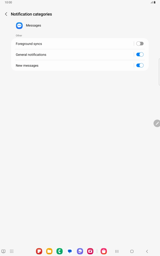 Press New messages.