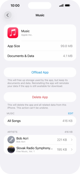 Press Offload App.