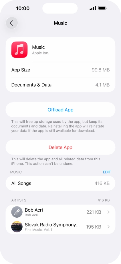 Press Offload App.