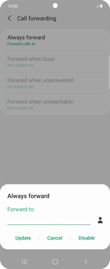 Press Disable.