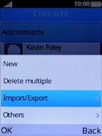 Select Import/Export.