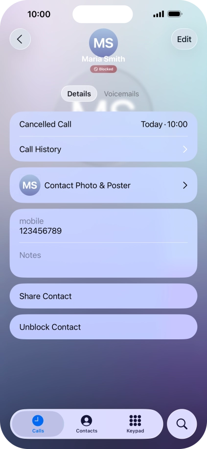 Slide your finger upwards starting from the bottom of the screen to return to the home screen.