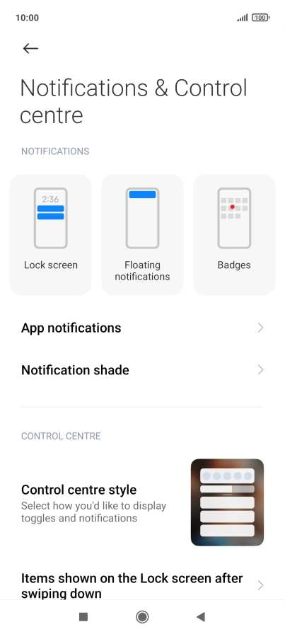 Press App notifications. Press App notifications.