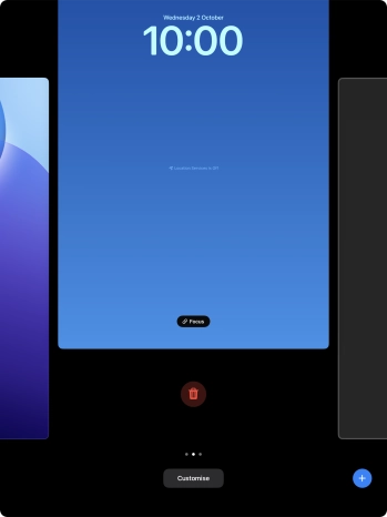 Press the delete icon.