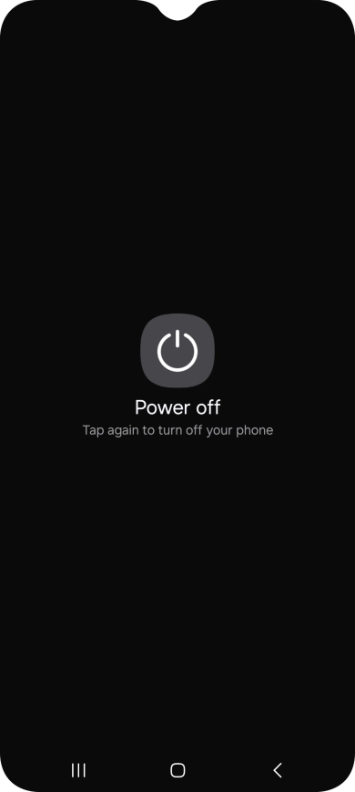Press Power off.