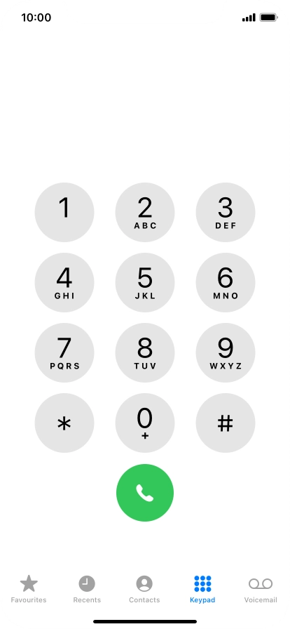 Press Recents.