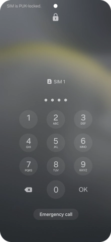 Key in the new PIN again and press OK.