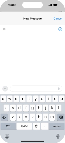 Press To: and key in the first letters of the recipient's name. Press To: and key in the first letters of the recipient's name.