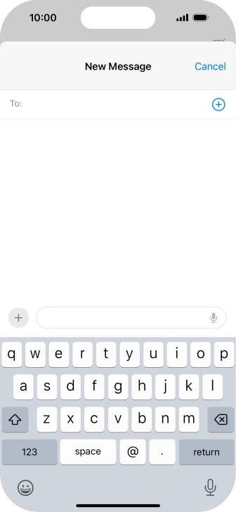 Press To: and key in the first letters of the recipient's name. Press To: and key in the first letters of the recipient's name.