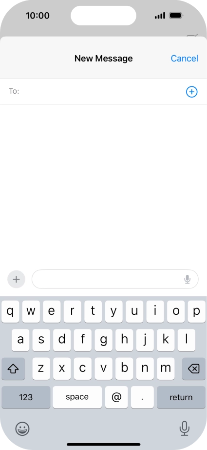 Press To: and key in the first letters of the recipient's name. Press To: and key in the first letters of the recipient's name.