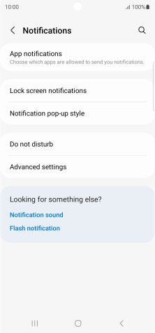 Press App notifications. Press App notifications.