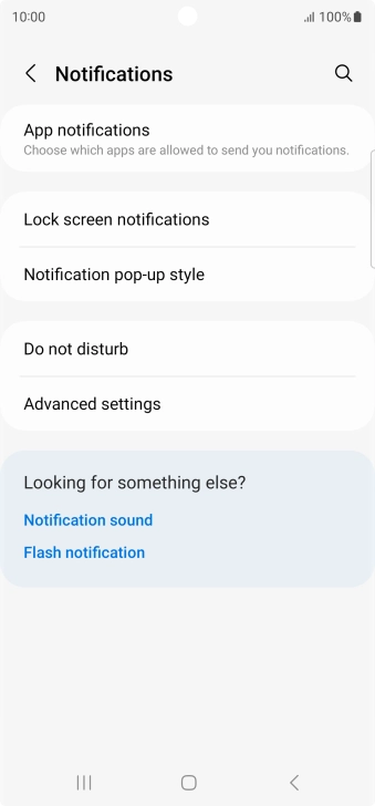 Press App notifications. Press App notifications.