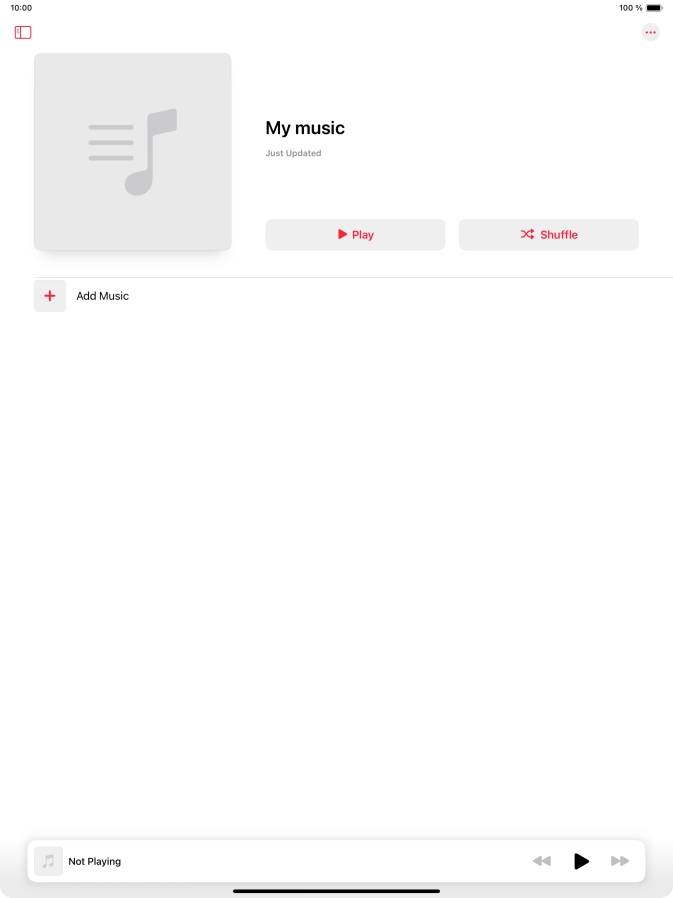 Press Add Music.